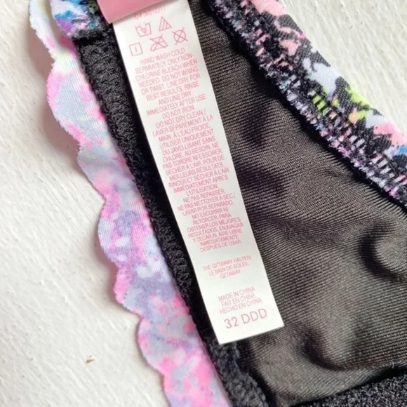 Victorias Secret Bikini Top The Getaway Confetti - Picture 7 of 9